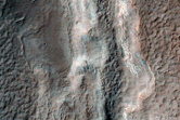 Bedrock Layers Exposed in Northern Hellas Basin