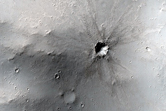 Small Craters with Bright Ejecta