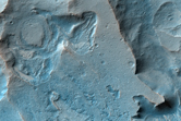 Strati di Minerali dacqua nella Noctis Labyrinthus