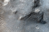 Triple Ricochet Crater Near Isidis Basin
