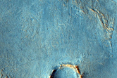 Possible Pyroxene and Phyllosilicates Around Crater in Nili Fossae Region