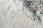 Central Peak of Crater along Dichotomy Boundary in Mareotis Fossae Region