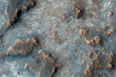 Mawrth Vallis Phyllosilicates and Crater (MSL)