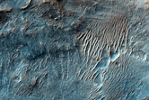 Light-Toned Feature West of Ganges Chasma