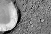 Rim of Elongated Crater