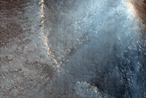 Cones at Edge of North Polar Layered Deposits