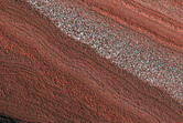 Basal Unit Outcrop Seen in CTX Image