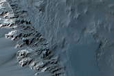 Pareti di un cratere nella Capri Mensa