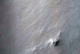 Large Fresh Crater Near Marte Vallis