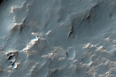 Light Deposits on Crater Floor