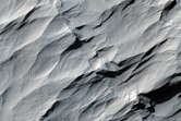 Stair-Stepped Layered Exposed in Gale Crater