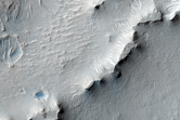 Inverted Channel in Miyamoto Crater