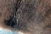 North High-Latitude Crater Wall