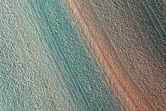 Small Crater on the North Polar Deposits
