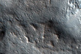 Head of Small Chasma on Edge of North Polar Layered Deposits