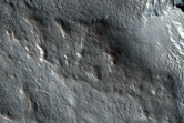 Head of Small Chasma on Edge of North Polar Layered Deposits