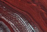 Mound in a North Polar Layered Deposits Trough