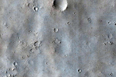 Debris Apron and Moat Around Mesa in Deuteronilus Mensae