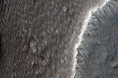 Pit and Channel on Southwestern Pavonis Mons