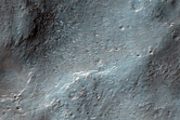 Sample of Crater Ejecta with Possible Phyllosilicates
