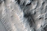 Sample of Collapse Features on Ridge in Arsia Sulci Region