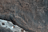 Hydrated Light-Toned Layers on Crater Floor