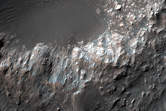 Sedimentary Layers in Columbus Crater