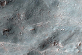 Potential Paleolake in Crater in Ophir Planum
