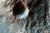 Light-Toned Layered Material East of Terby Crater