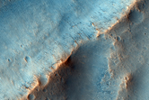 Orlo raschiato di un cratere