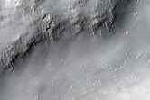 Channels Cutting Into Impact Ejecta Near Gusev Crater