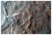 Mounds on Kashira Crater Floor