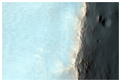 Crater in Daedalia Planum