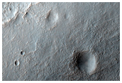 Delta-Like Deposit on Crater Floor