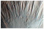 Light-Toned Gully Feature or Mass Movement
