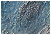 Large Fan in Porter Crater