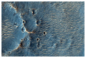 Crater Rim in Margaritifer Terra