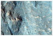 Possible Hydrate-Rich Terrain in Crater in Margaritifer Terra