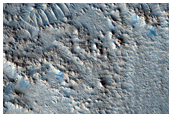 Distal Ramparts for Fresh Crater Santa Fe in Chryse Planitia