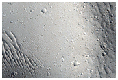 Crater on Uranius Dorsum