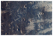 Sinuous Ridges in Eastern Schiaparelli Crater