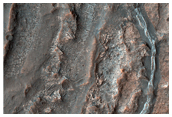 Small Valleys and Colorful Bedrock in Terra Cimmeria