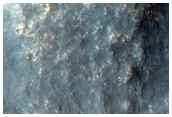Crater in Terra Sirenum with Possible Al-OH