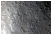 Slope Streaks on Crater Rim in West Amazonis Planitia