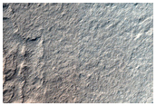Hill and Adjacent Depression in Polar Layered Deposits