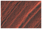 Fault in South Polar Layered Deposit Layers