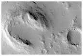 Cratered Hills in Ulysses Patera