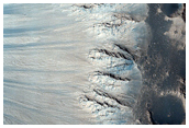 West-Facing Slope of a Crater West of Elysium Fossae