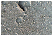 Crater in Amenthes Region
