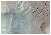 East Slope of Asimov Crater Central Pit